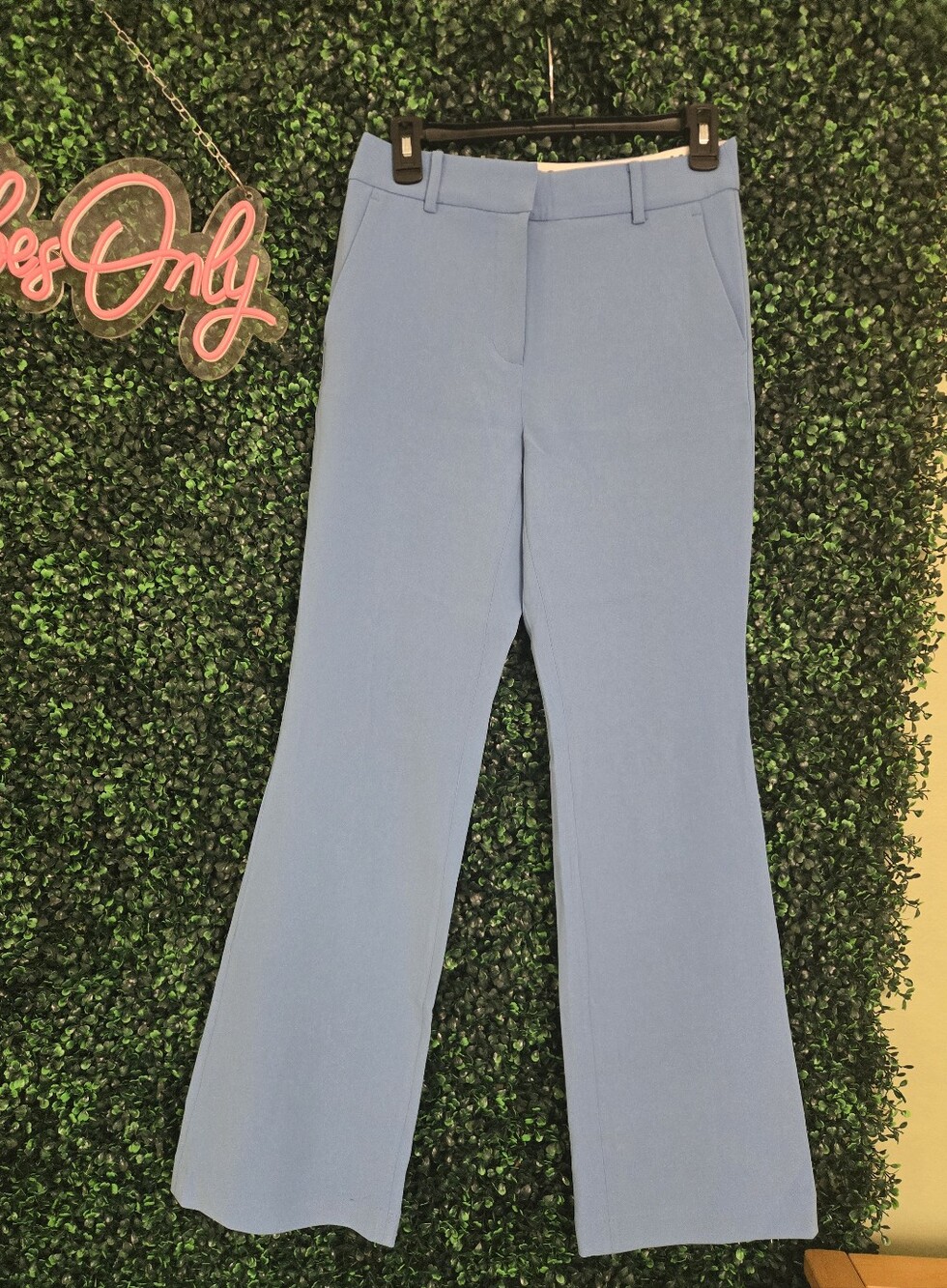 Michael Kors Womens Size 0 Flare Dress Pants Sky Blue